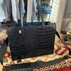 BEIS WORK TOTE- BLACK CROC